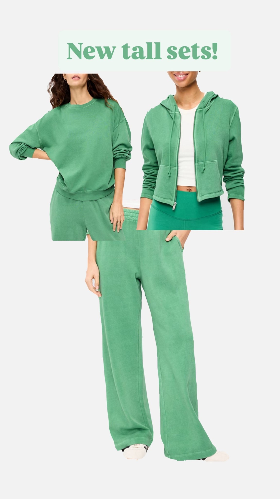 New tall  matching sets- sweatpants and tops are tall sizes! 

#LTKFindsUnder50 #LTKSaleAlert #LTKTall