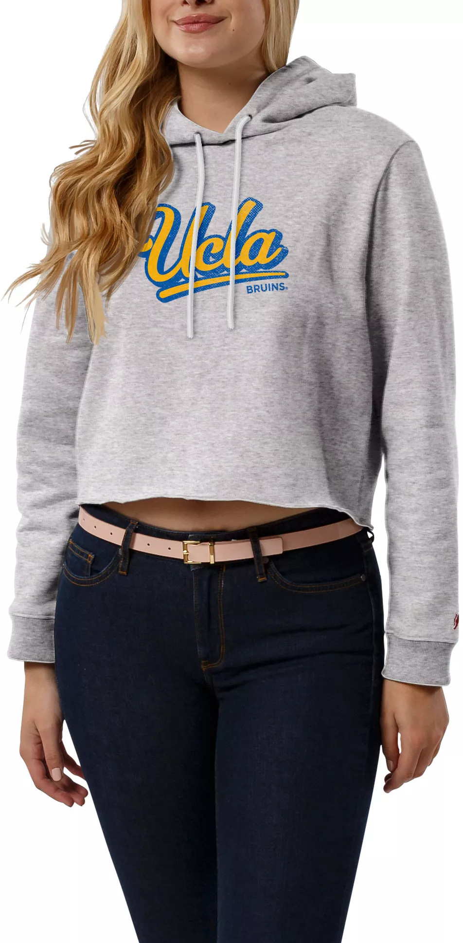 League-Legacy Women's UCLA Bruins Ash Cropped Hoodie, Small, Gray | Dick's Sporting Goods