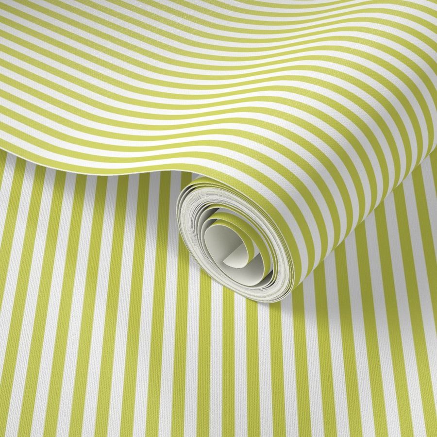 Stripes Vertical Chartreuse | Spoonflower