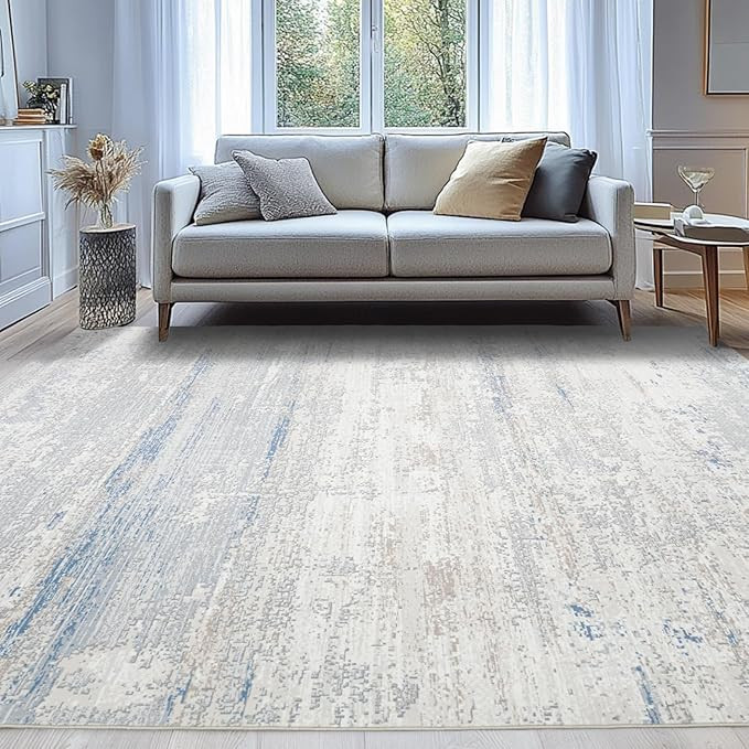 Washable Rugs 8x10 Area Rugs for Living Room- Modern Abstract Rugs for Bedroom,Dining Room, Large... | Amazon (US)