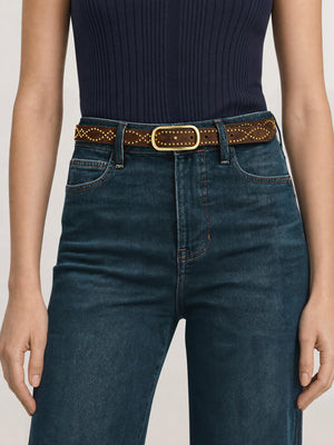 Studded Loop Belt | Veronica Beard