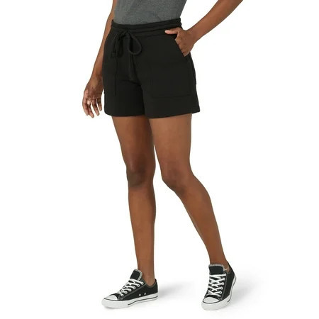 Lee Women s High Rise Relaxed Fit Drawstring Shorts | Walmart (US)
