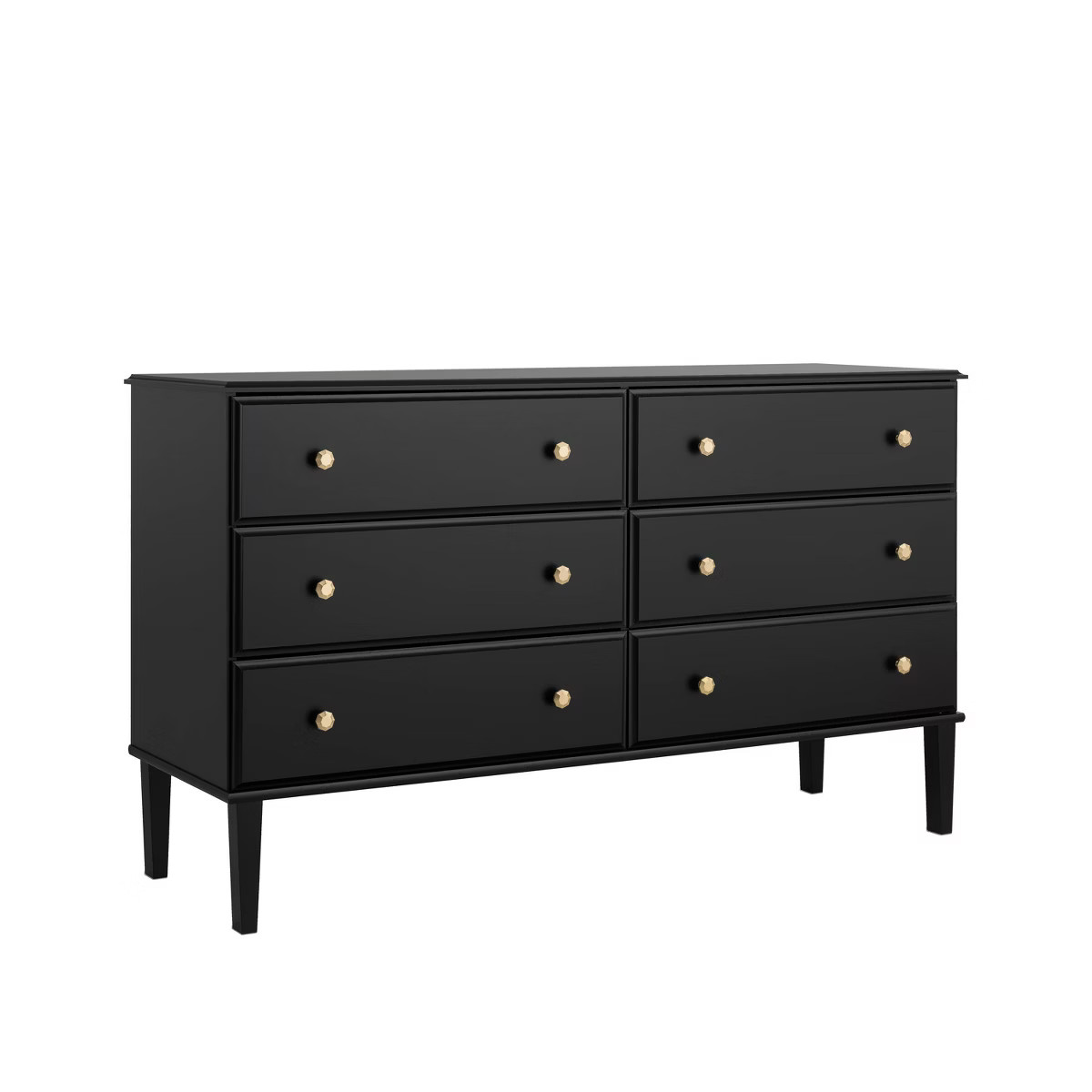 Prepac Lux 6 Drawer Bedroom Dresser Black | Target