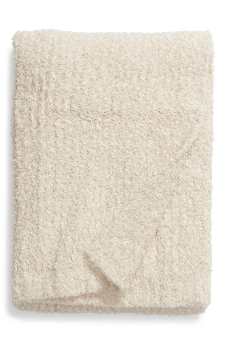 Chunky Bouclé Knit Throw Blanket | Nordstrom