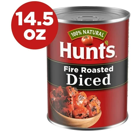 Hunt’s Fire Roasted Diced Tomatoes, Perfect for Chili & Soups, 14.5 oz. Can | Walmart (US)