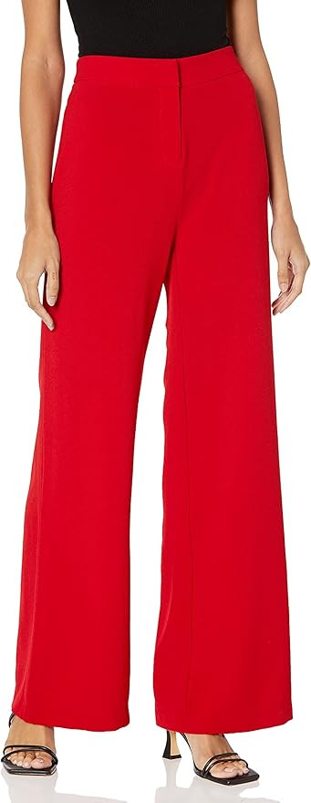 Nanette Nanette Lepore Women's Wide Leg Full Length Crepe Fashion Pant | Amazon (US)