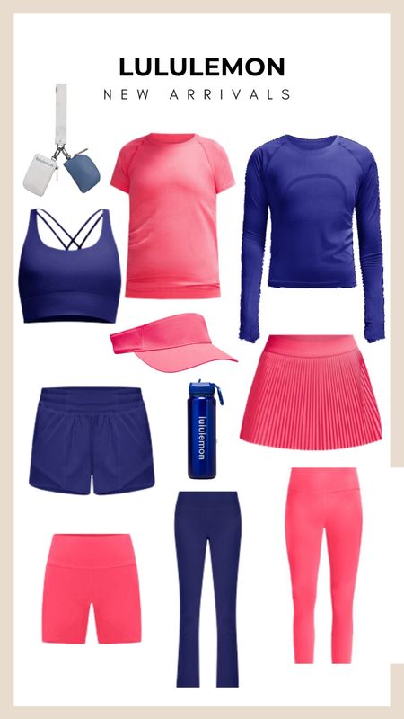 Freshen up your workout wardrobe with the latest drops from Lululemon! Dive into the new arrivals and discover pops of pink and bold blues to elevate your fitness fashion. From supportive sports bras and soft tees to flexible leggings and shorts, there's something for every activity. Don't forget the accessories – a visor to keep you cool and a hydration-ready water bottle to match! 🌸💙 #LululemonNewArrivals #Athleisure #WorkoutInStyle #LululemonLove

#LTKfitness #LTKstyletip #LTKSeasonal