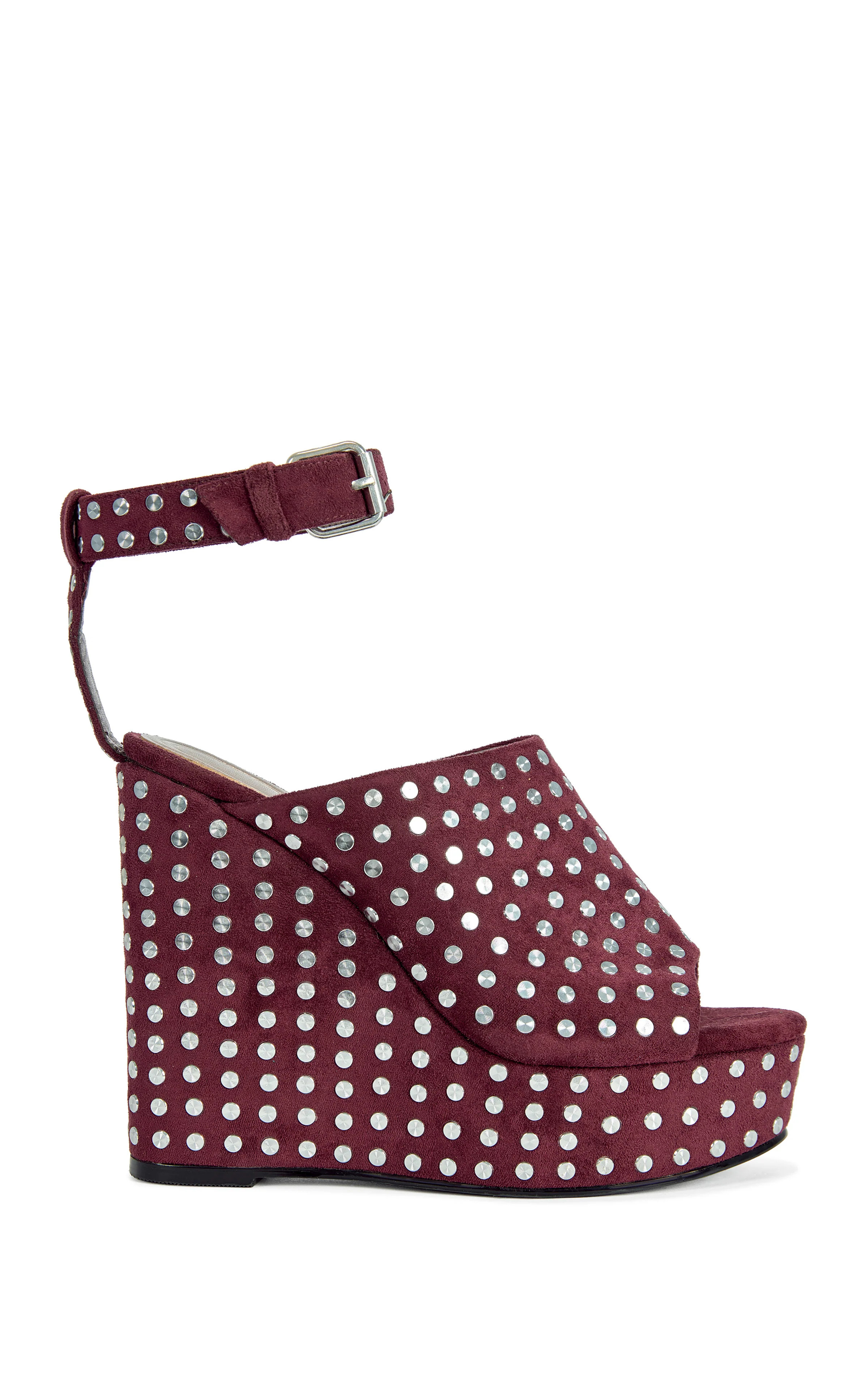 MIROVA-PLUM WEDGE SANDAL | Azalea Wang