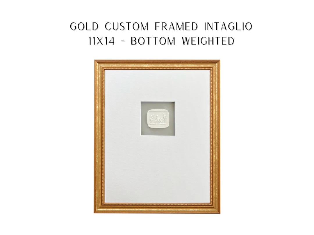 Intaglio Framed  11x14 Custom Gold Framed Intaglio  Holiday - Etsy | Etsy (US)