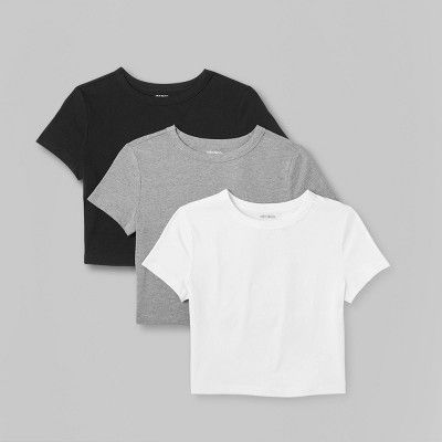 Women's Short Sleeve 3pk Bundle T-Shirt - Wild Fable™ | Target