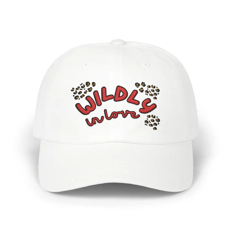 Embroidered Cheetah Print Dad Cap, Wildly in Love Jungle Theme Baseball Hat, Bachelorette Party G... | Etsy (US)