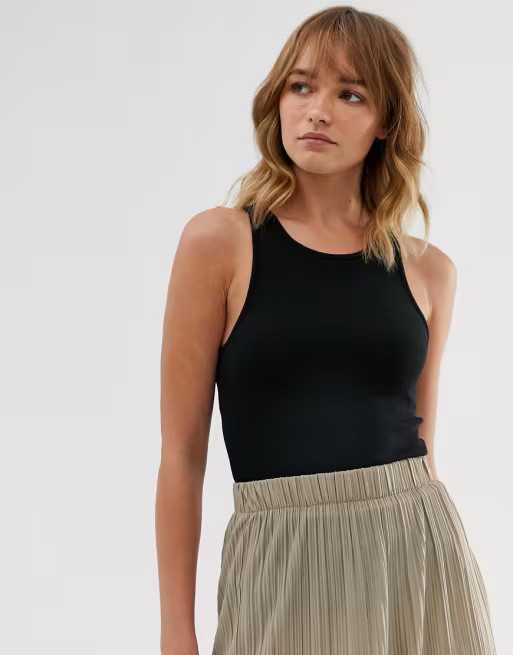 Weekday Stella racer vest in black | ASOS (Global)