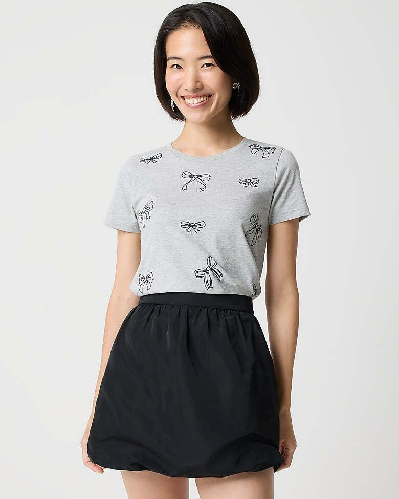 Bubble-hem mini skirt | J.Crew Factory