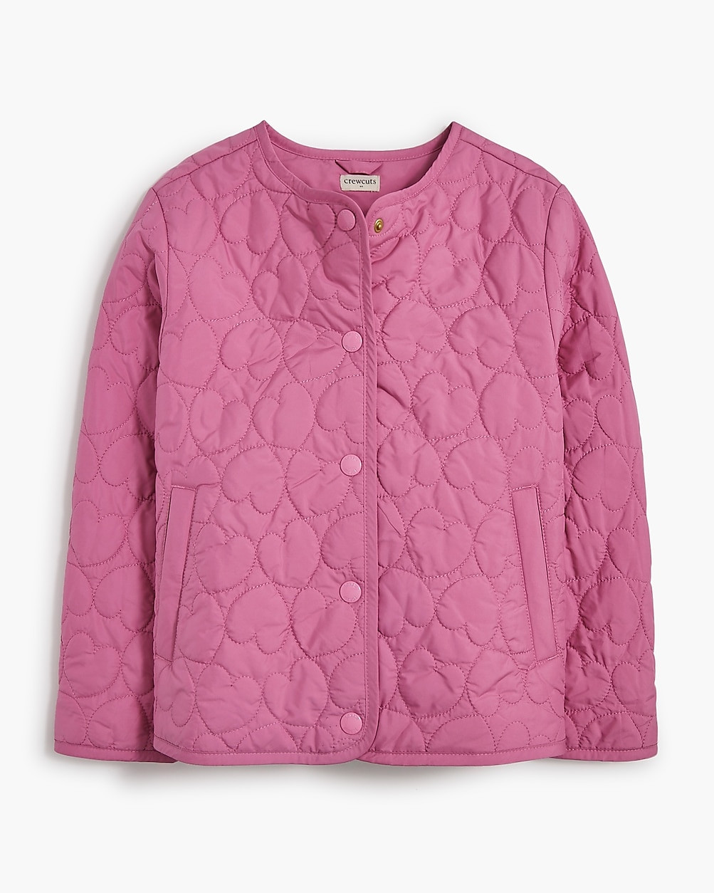 Girls' quilted heart jacket | J.Crew Factory