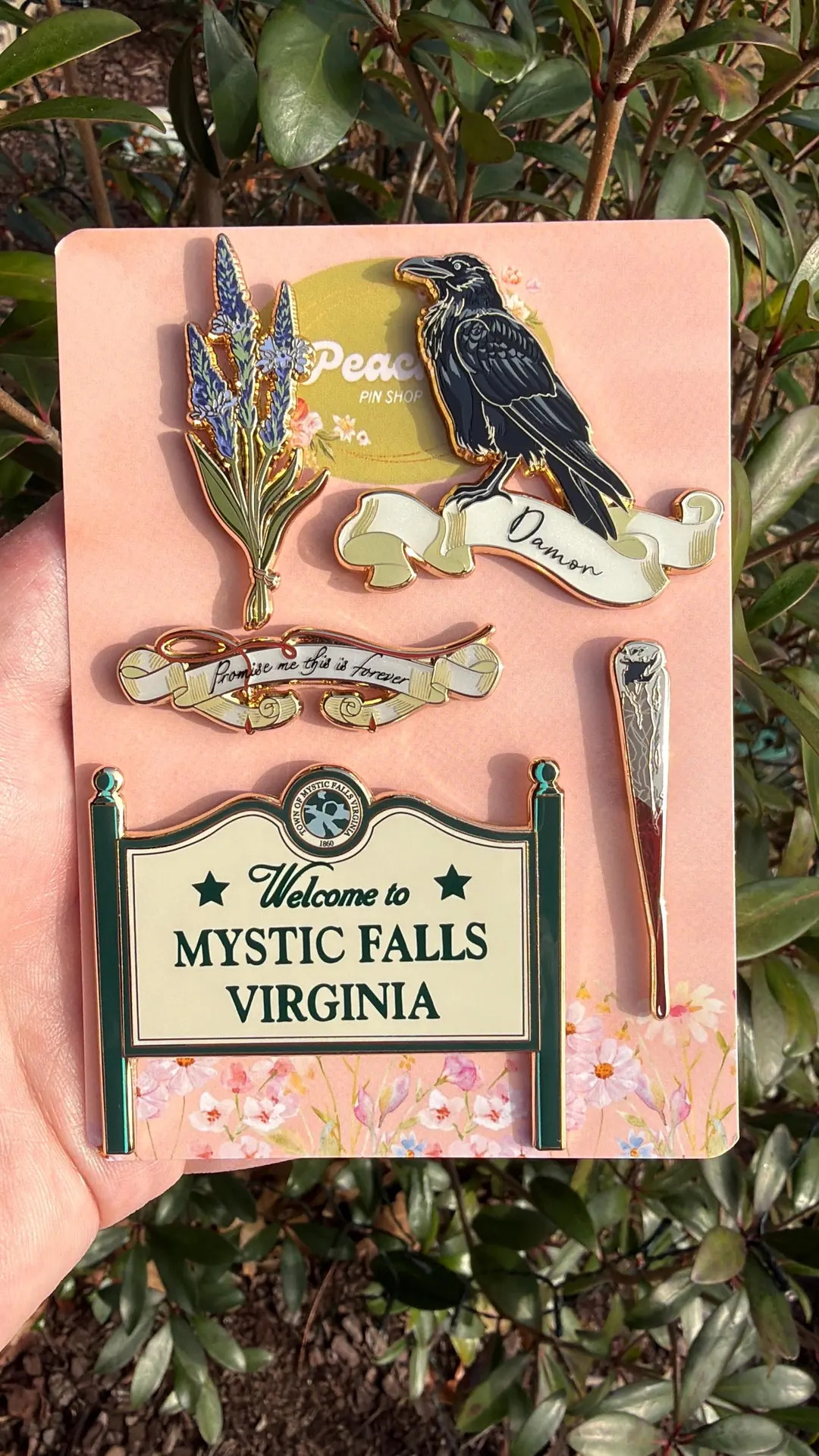 The Vampire Diaries Pin Set - Etsy | Etsy (US)