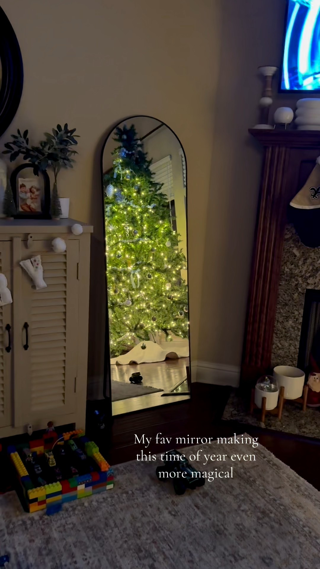 Affordable full length arch mirror even 

#LTKHome #LTKFindsUnder50 #LTKHoliday