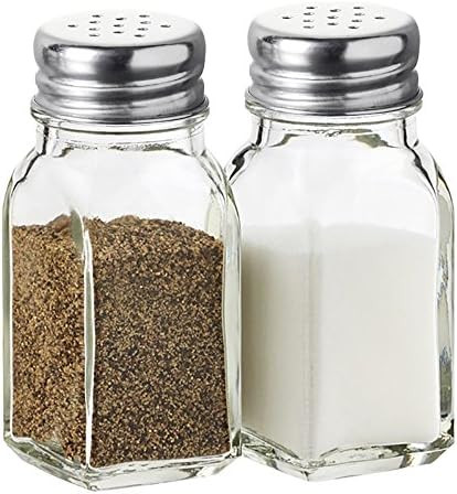 Salt and Pepper Shakers Glass Set (Clear) | Amazon (US)