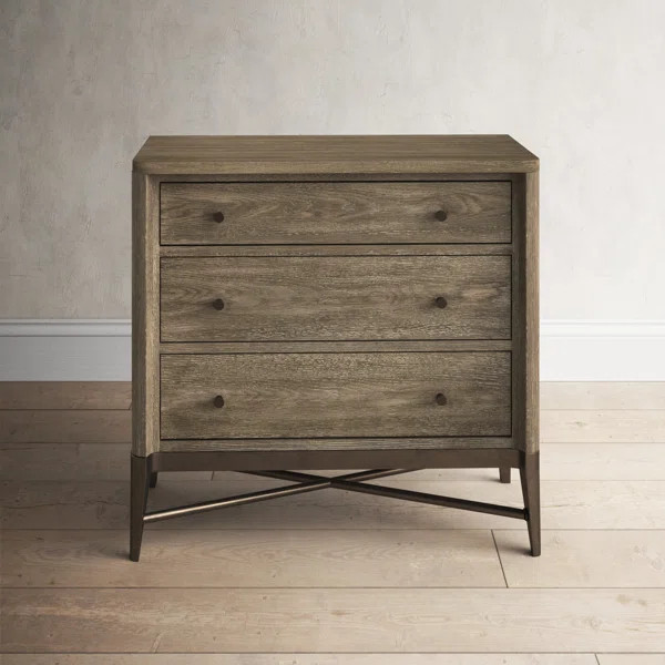 Regan Steel Nightstand | Wayfair North America