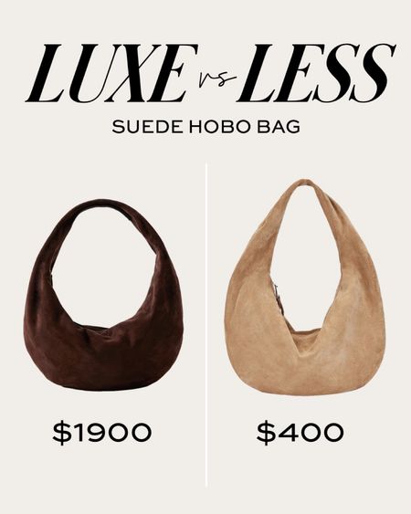 Save or splurge - hobo bag
Khaite suede hobo bag
Revolve camel hobo bag
Luxe or less handbag 



#LTKitbag #LTKstyletip #LTKSeasonal