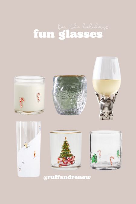 Glasses / drinking glasses / holiday cups / holiday glasses / holiday decor / Christmas decor / holiday home / Christmas home / seasonal home / 

#LTKHoliday #LTKGiftGuide #LTKSeasonal