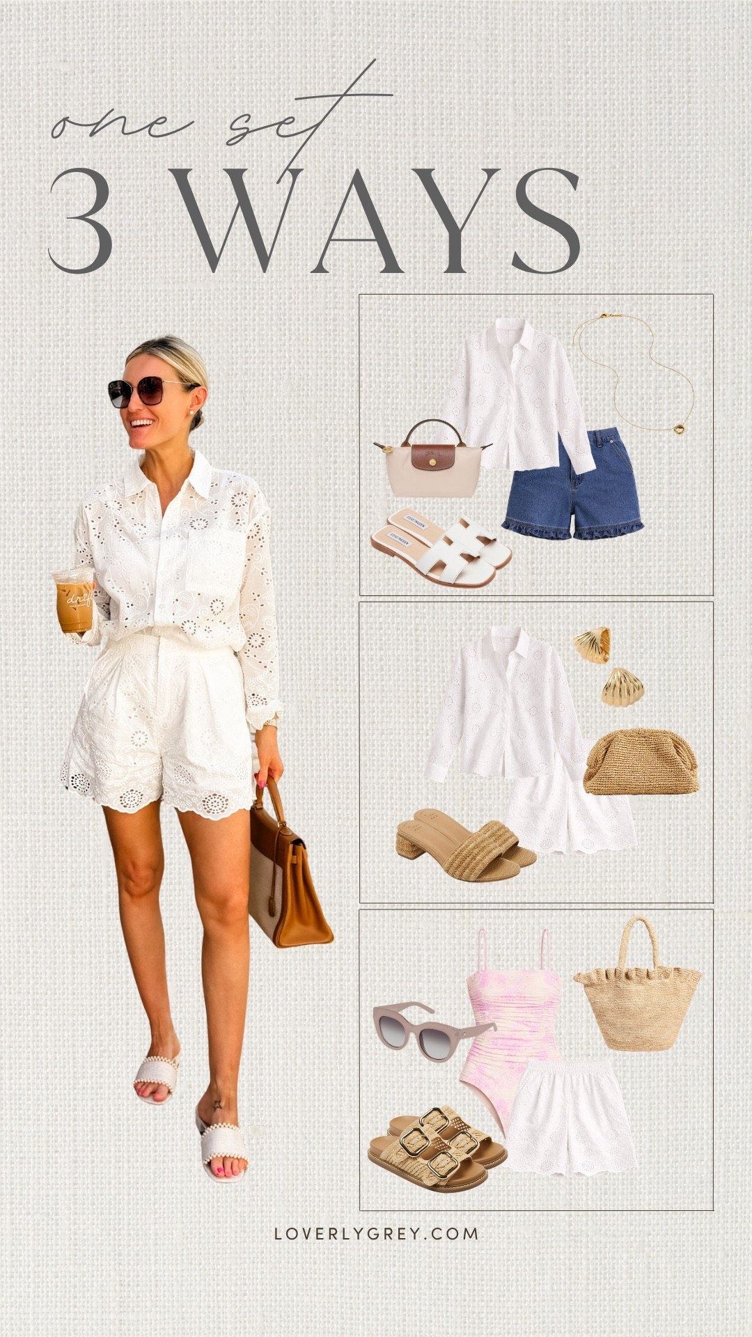 I’ve been loving styling this eyelet matching set for vacation, dinners & everyday outfit ideas! So many ways to wear! 

Loverly Grey, Splendid, white eyelet matching set, vacation outfit ideas, white eyelet button down, white eyelet shorts 

#LTKootd #LTKSeasonal #LTKTravel