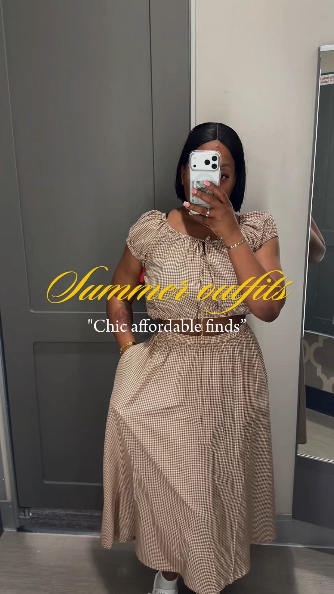 Look at these targets finds 
Outfit 
#1- top medium skirt medium 
#2- top medium shorts large 
#3  top medium shorts 12 
#4 set small 

#LTKU #LTKootd #LTKgrwm