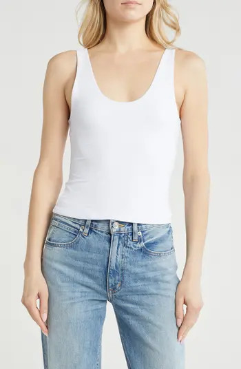 Scoop Neck Fitted Tank | Nordstrom Rack
