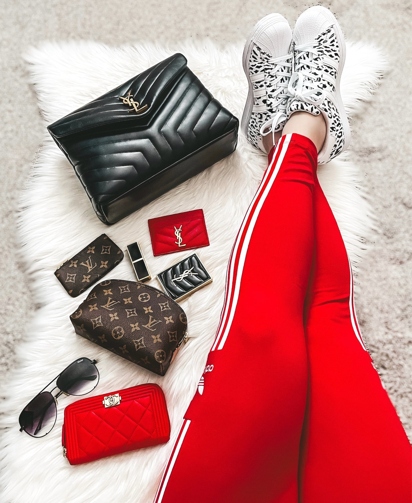 Love me some Adidas superstars! To linked quite a few that are on sale! I also found a YSL Loulou in excellent condition at a fraction of the retail price! So pretty! I love how this bag elevates any outfit! I also linked the track pants version of these leggings! They come in other colors too!

#LTKgrwm #LTKootd #LTKSaleAlert