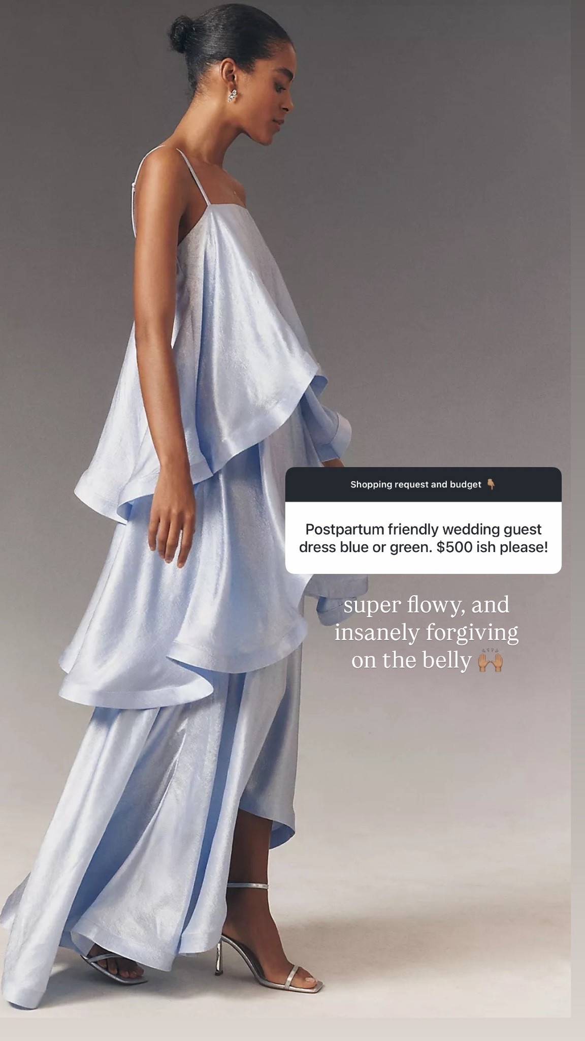 Postpartum friendly wedding guest dress also bump friendly!

#LTKWedding