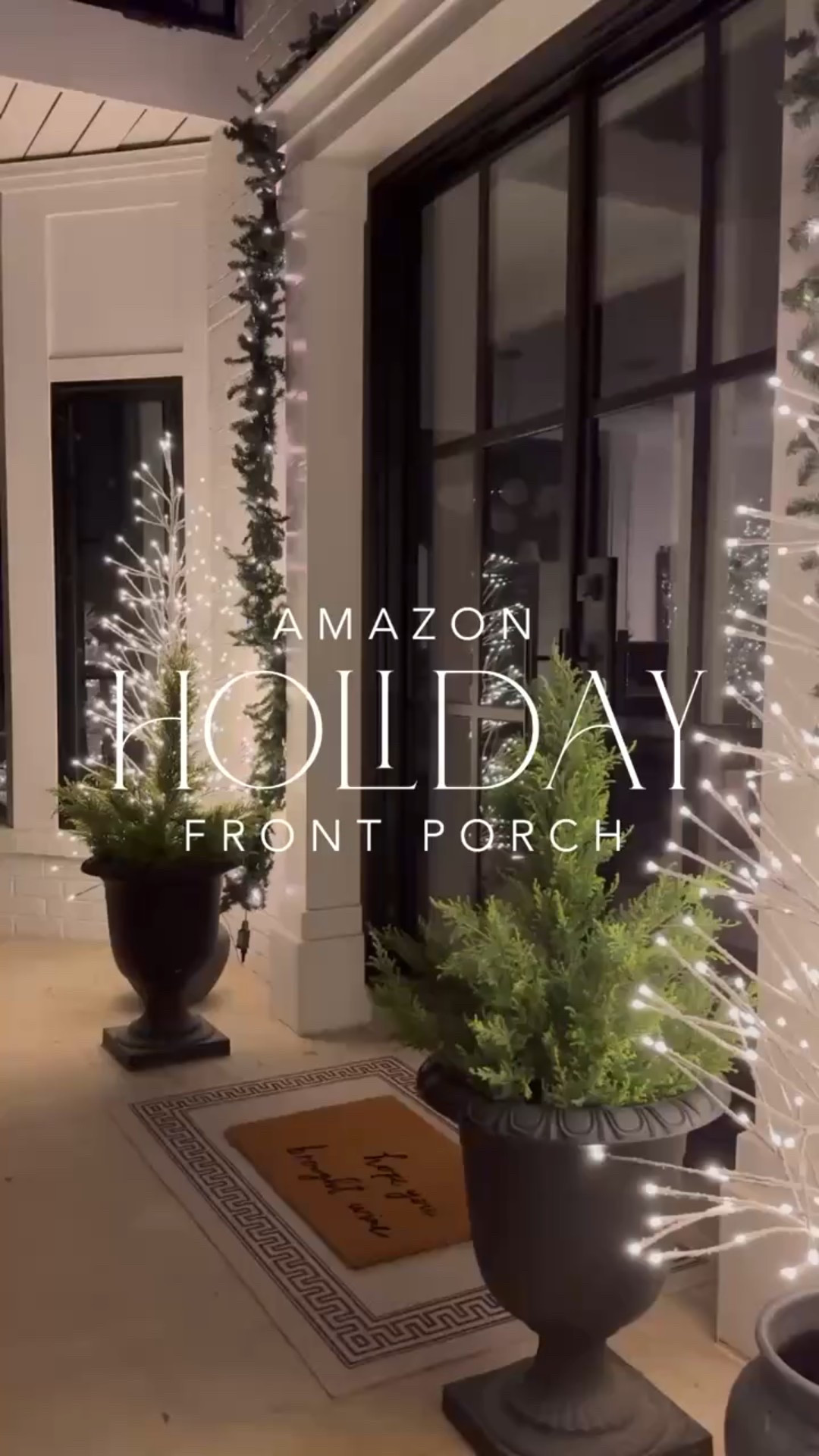 Holiday magic starts at the front door!  Everything you see is from Amazon, making it easy to create your dream porch this season!

#LTKFindsUnder100 #LTKHome #LTKHoliday