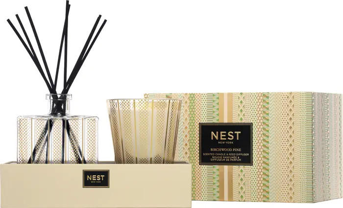 Birchwood Pine Scented Candle & Reed Diffuser Set | Nordstrom