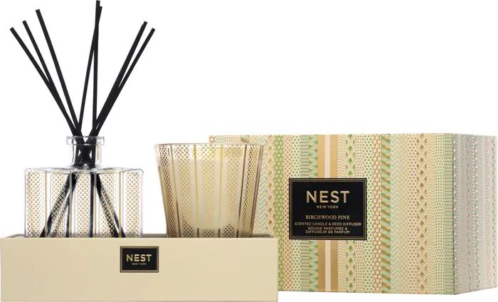Birchwood Pine Scented Candle & Reed Diffuser Set | Nordstrom