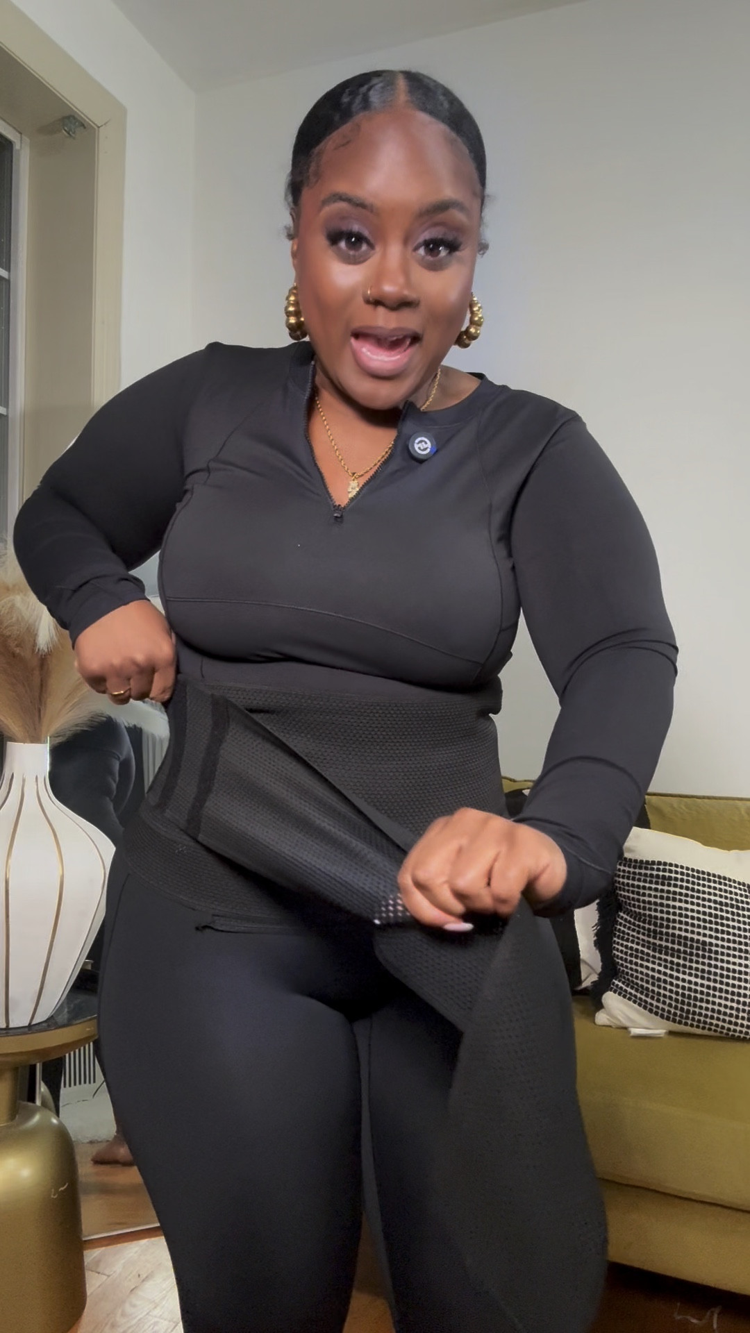 I have #slimwaist goals, so I got this waist trainer b/c we will reach our goals this year #feelingirl 

#LTKStyleTip #LTKActive #LTKMidsize