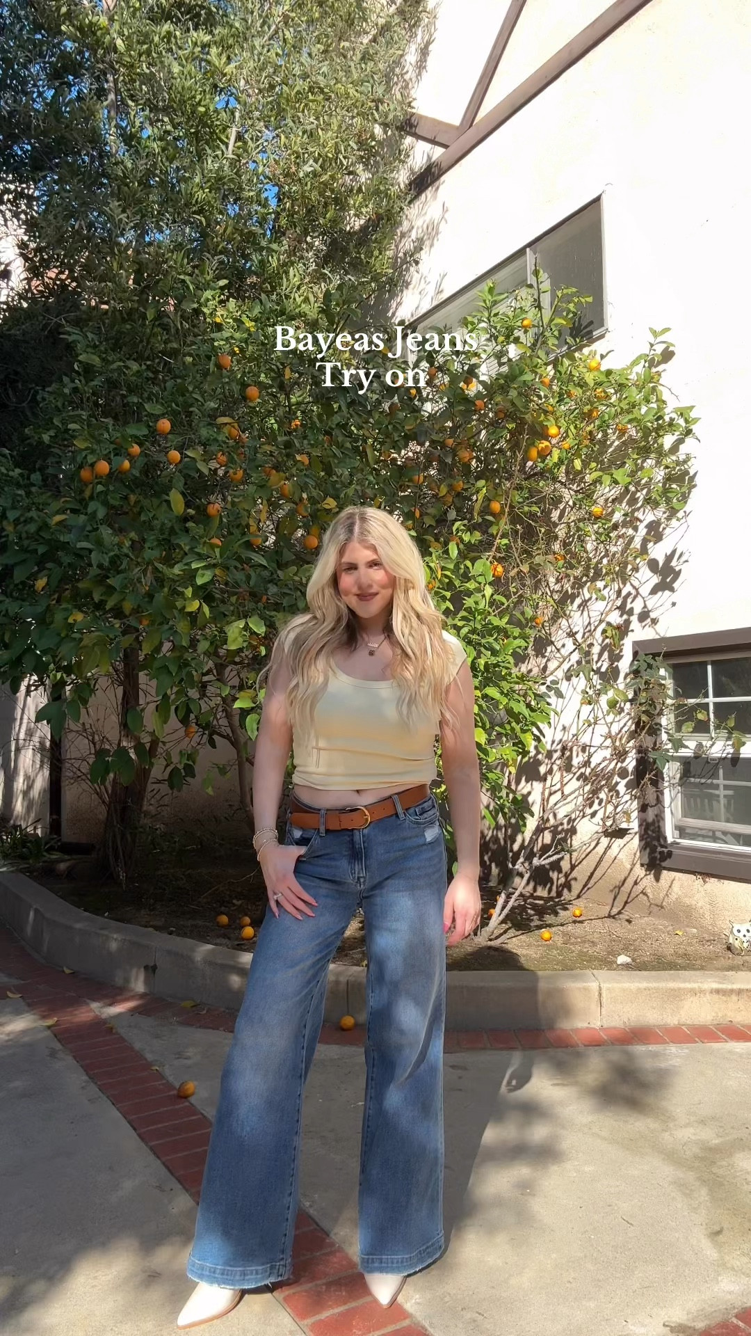 Bayeas denim jeans, wide legged jeans, denim, spring outfit #bayeas #jeans #outfitinspo #tryon 

#LTKStyleTip #LTKU #LTKWatchNow