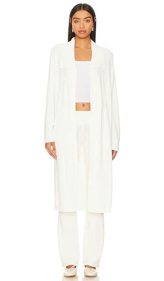 CozyChic Ultra Lite Wide Collar Long Cardi In Pearl | Revolve Clothing (Global)