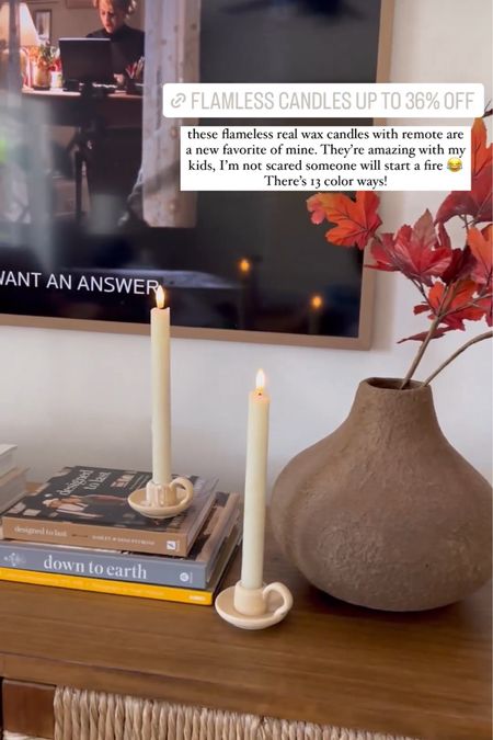 FLAMLESS CANDLES UP TO 36% OFF
these flameless real wax candles with remote are a new favorite of mine. They're amazing with my kids, I'm not scared someone will start a fire
There's 13 color ways!

#LTKxPrime #LTKhome #LTKsalealert