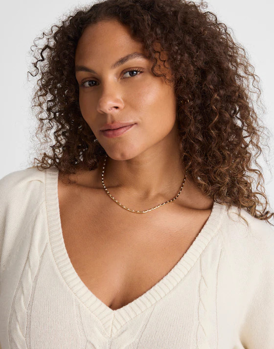 Bar Chain Tennis Necklace | Madewell