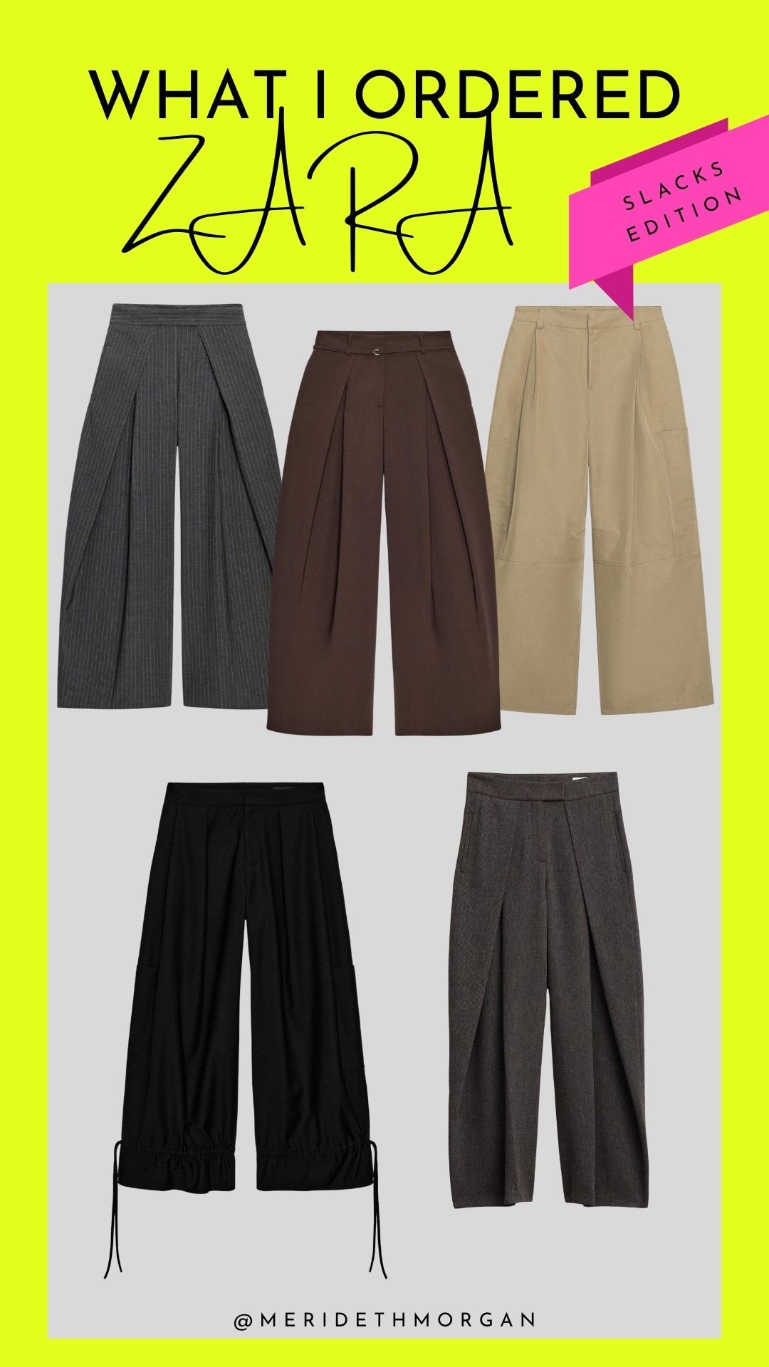 New slacks from ZARA ✨ ordered a size M/29”

#LTKMidsize