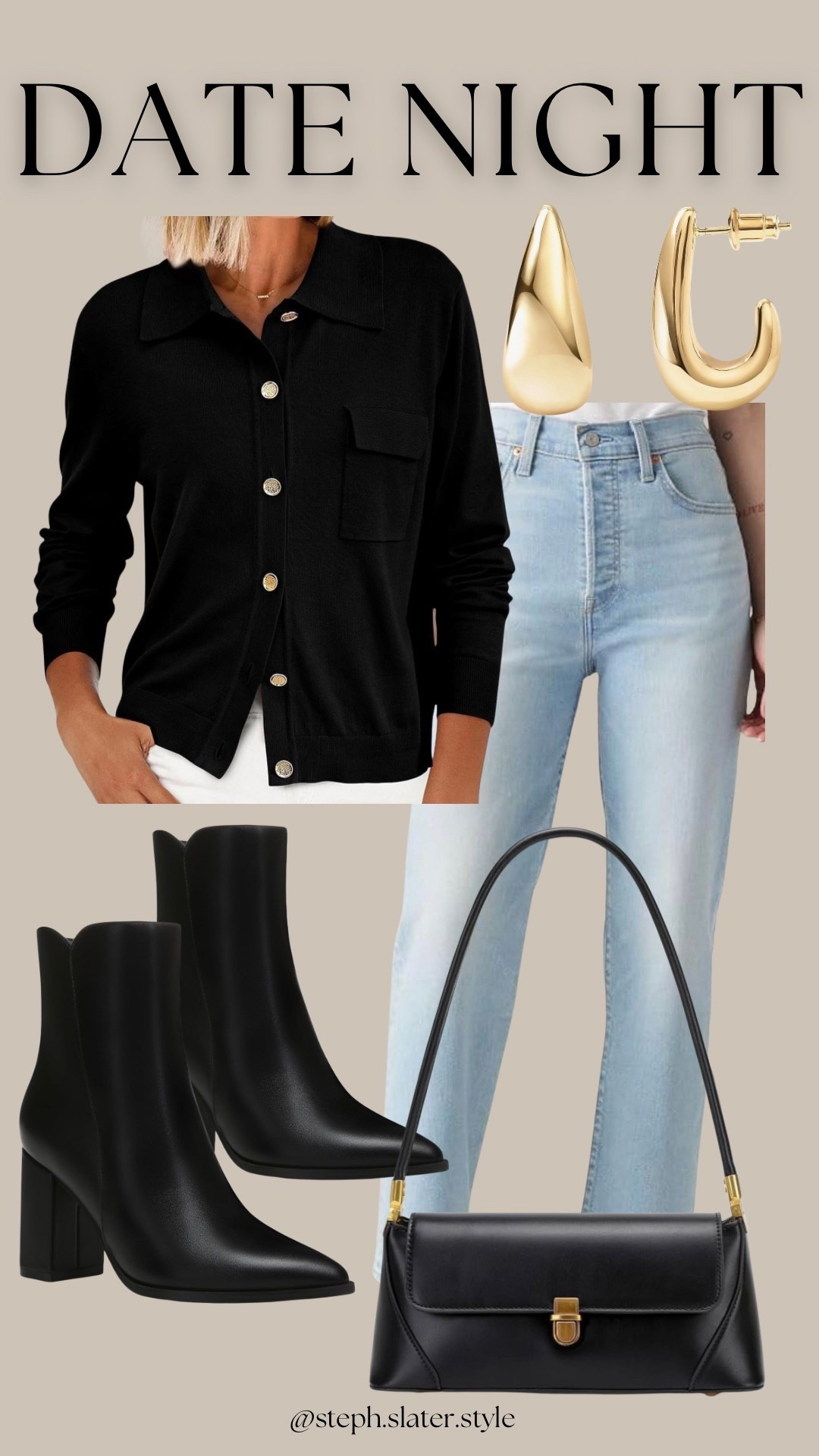 Easy and chic date night outfit  

#LTKootd #LTKOver40