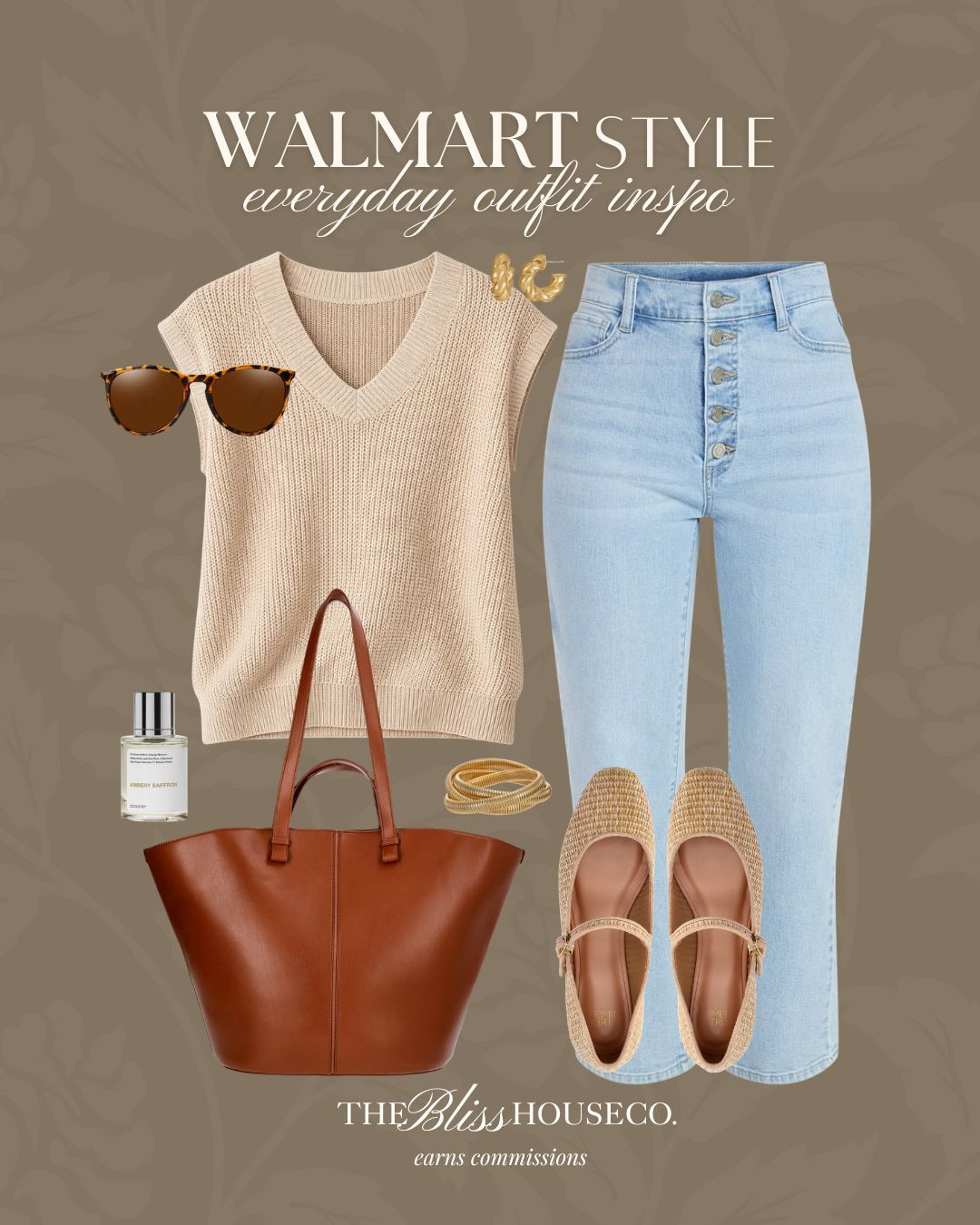 An easy, everyday outfit with soft neutrals and classic pieces for a polished yet relaxed look. 🤍

Walmart outfit inspo, everyday outfit women, casual chic outfit, neutral outfit ideas, walmart fashion finds, affordable outfit ideas, casual everyday style, simple chic outfit, light wash jeans outfit, neutral spring outfit, effortless outfit ideas, cozy casual outfit, walmart clothing haul, classic outfit women, everyday style inspo 

 #LTKgrwm #LTKootd