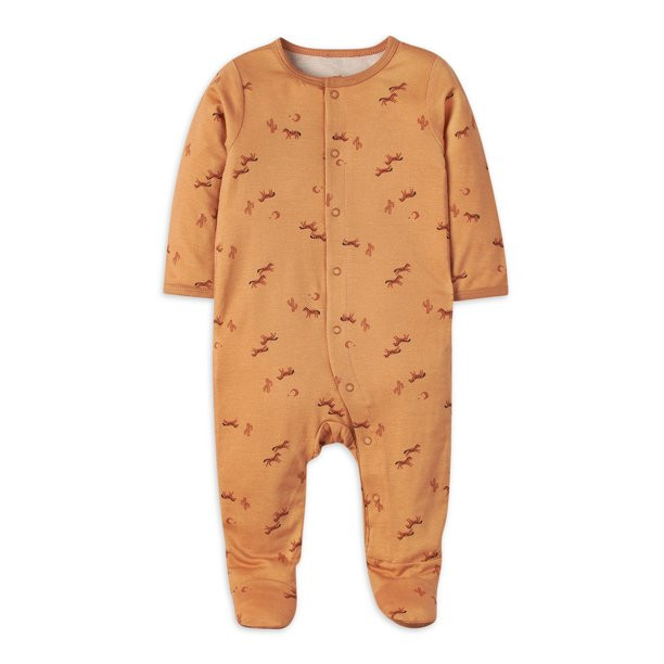 Modern Moments by Gerber Super Soft Baby Unisex Sleep 'n Play Footed Pajamas, Sizes Newborn-6/9M ... | Walmart (US)