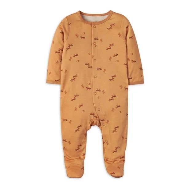 Modern Moments by Gerber Super Soft Baby Unisex Sleep 'n Play Footed Pajamas, Sizes Newborn-6/9M ... | Walmart (US)