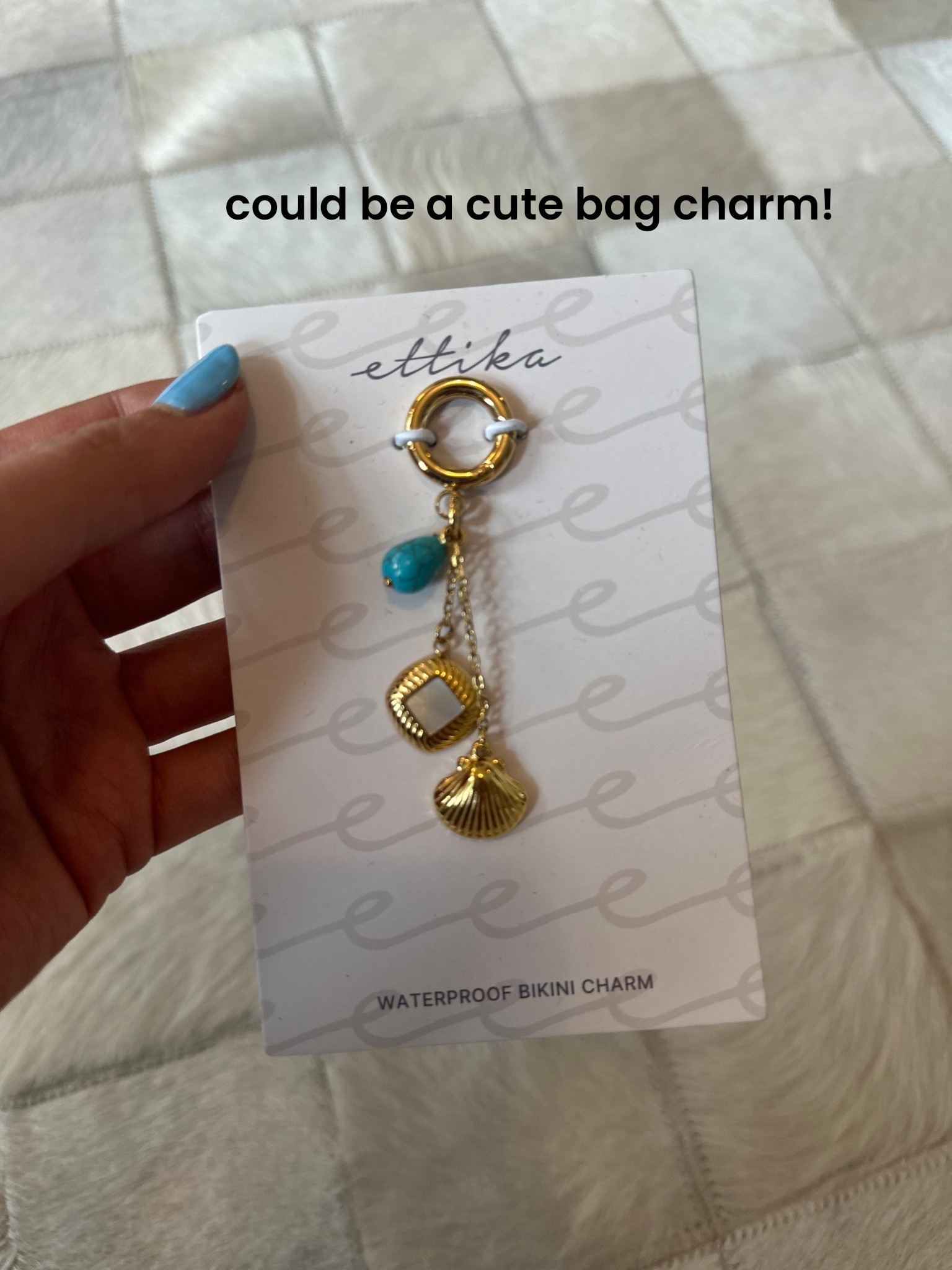 Ettika find
Bikini charm
Bag charm 

#LTKFindsUnder50 #LTKSwim