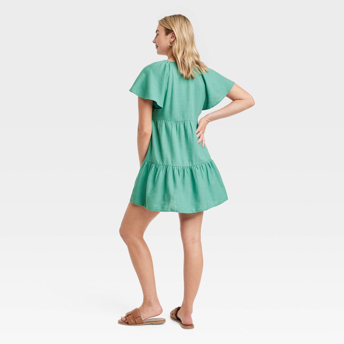 Women's Flutter Short Sleeve Mini Skater Dress - Universal Thread™ | Target