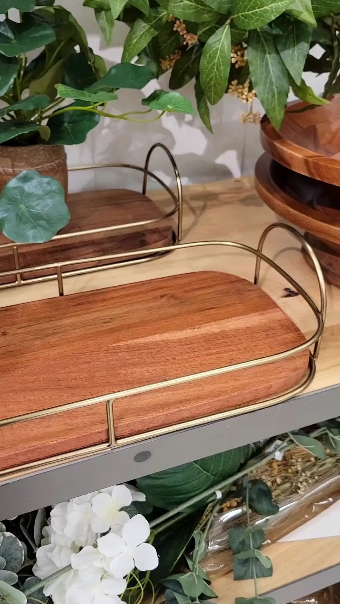 32" Wooden Decorative Tray with Metal Trim Brown/Brass by Hearth & Hand with Magnolia on sale $38.24 Org. $44.99 (+ use your redcard for an additional 5% off) - by now you know my love for H&Hw/M products 🤪 this would be a BEAUTIFUL focal point on the middle of a table, counter, anywhere 😍 Would also be super pretty for a party to use on a dessert table for cookies, cupcakes, chocolate strawberries, etc. Remember you can always get a price drop notification if you heart a post/save a product 😉 

✨️ P.S. if you follow, like, share, save, or shop my post.. thank you sooo much, I truly appreciate you! As always, thanks for being here & shopping with me friend 🥹 

| al fresca dining, sisterstudio, kathleen post, madewell, susiewright, graduation dress, travel outfit, meredith hudkins, wedding guest dress, country concert outfit, sisterstudio, free people, maternity, travel outfit, nashville outfits, patio, summer outfits, sisterstudio, target home, threshold, brightroom, mainstays, Thyme and Table, opalhouse, target finds, home finds, home decor, coffee table, livingroom | 

#LTKhome #LTKsalealert #LTKparties #LTKfindsunder50 #LTKstyletip #LTKbeauty #LTKwedding 