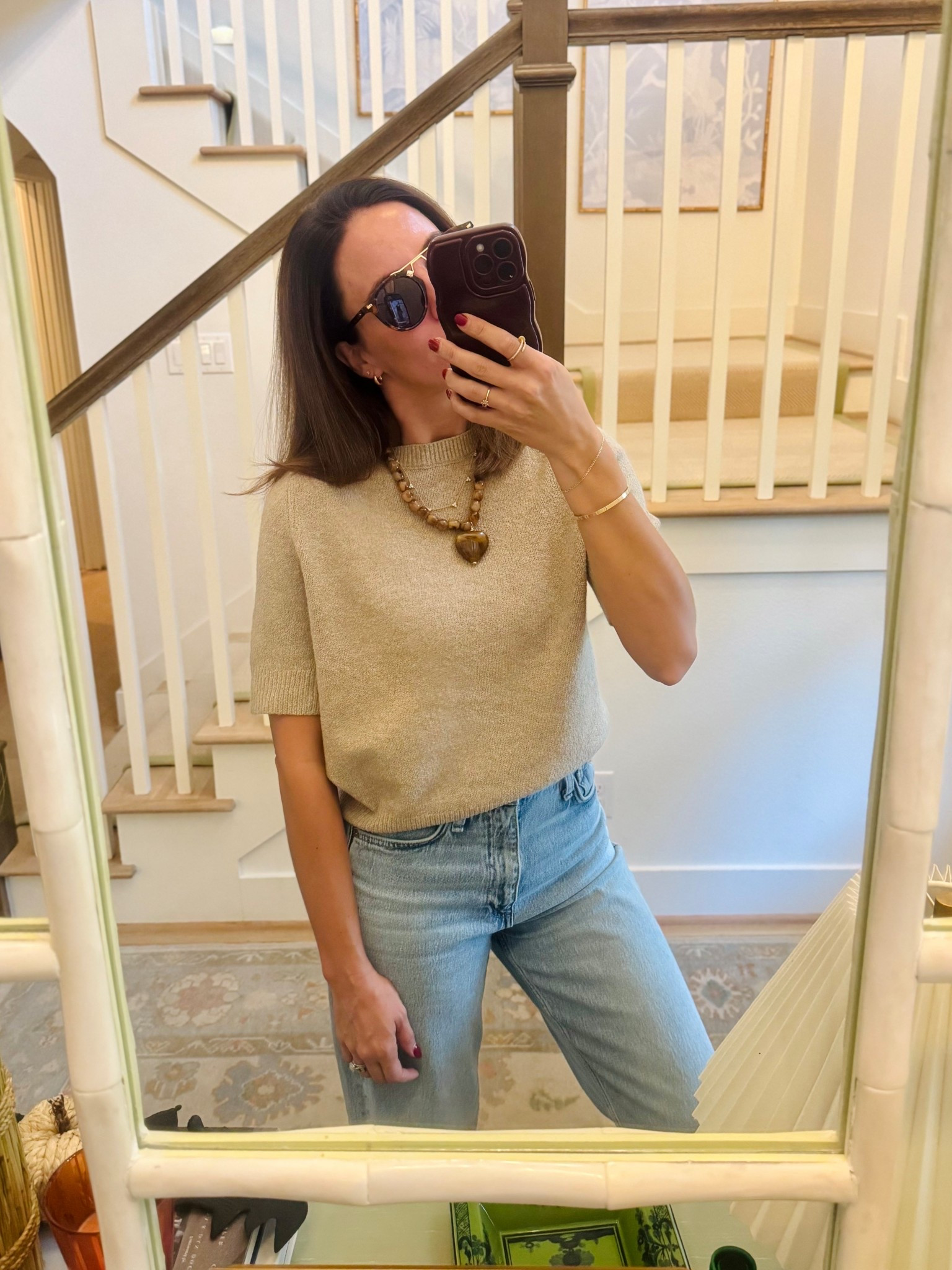 Easy peasy target sweater! 
(Necklace is old) 

#LTKFindsUnder50 #LTKOver40 #LTKStyleTip