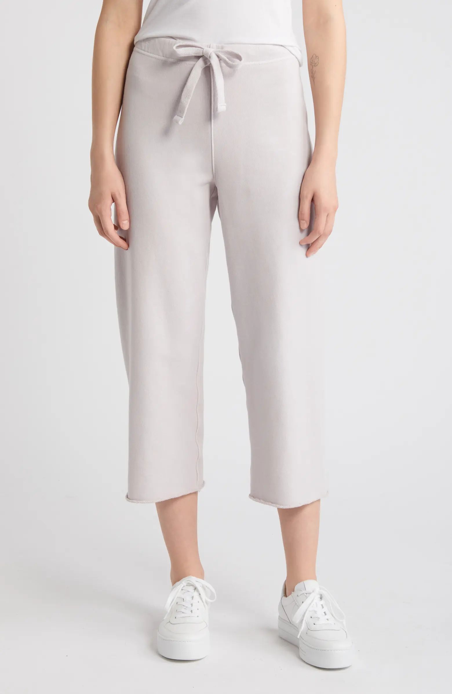 Catherine Crop Wide Leg Sweatpants | Nordstrom