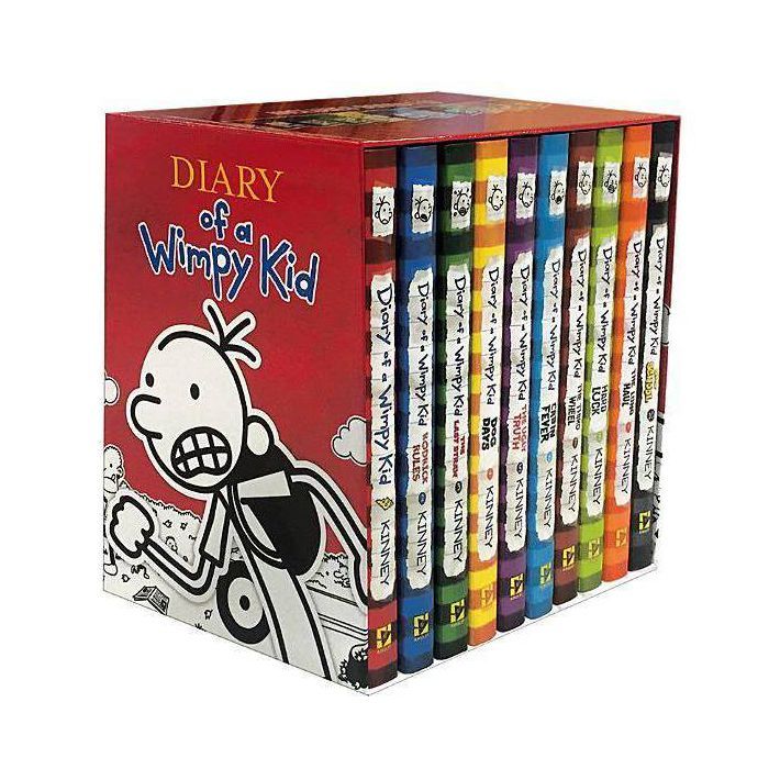 Diary of a Wimpy Kid Box of Books - by  Jeff Kinney (Hardcover) | Target
