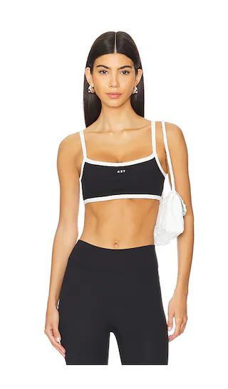 The Micro Bra in Black & Creme | Revolve Clothing (Global)