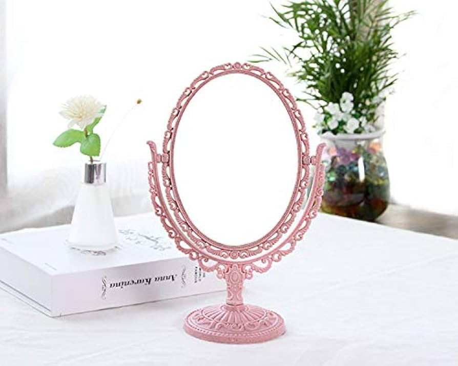 XPXKJ Tabletop Vanity Makeup Mirror with 3X Magnification Double-Sided Rotatable Dresser Mirror B... | Amazon (US)